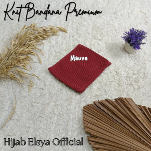 Knit Bandana Rajut - Gambar 4