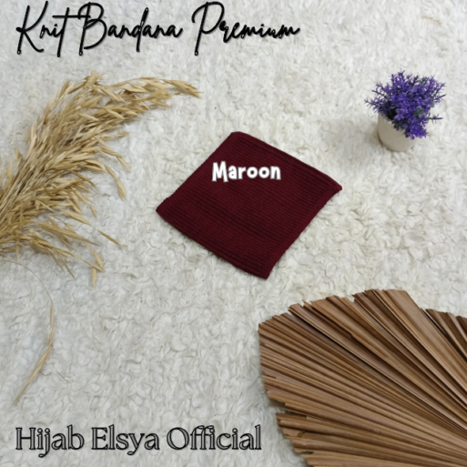 Knit Bandana Rajut - Gambar 5