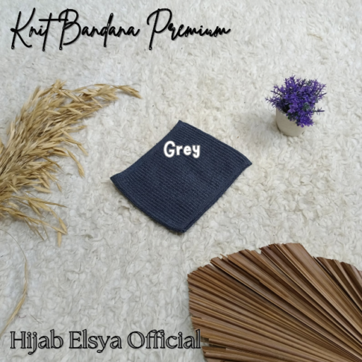 Knit Bandana Rajut - Gambar 8