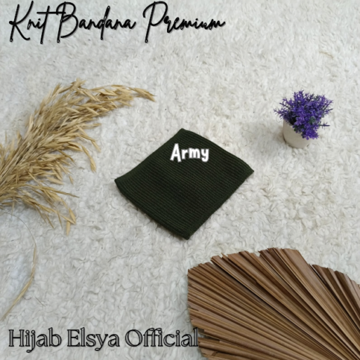Knit Bandana Rajut - Gambar 11